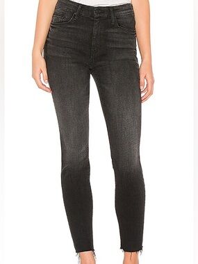 MOTHER HIGH WAISTED LOOKER ANKLE FRAY